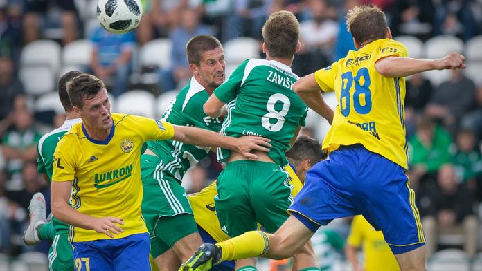Červená karta a čtyři góly! Bohemians nakonec se Zlínem remizovali