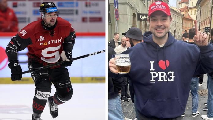 Hvězda z NHL si zamilovala Prahu i Spartu: Netušil jsem, jak velké mám štěstí