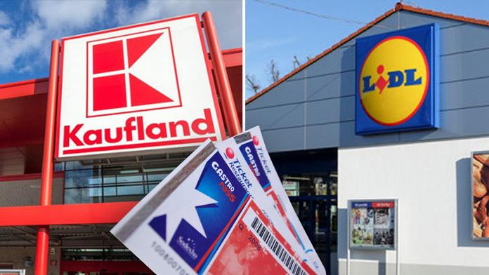 Dobrá zpráva pro zákazníky. Kaufland a Lidl přijímají více druhů stravenek