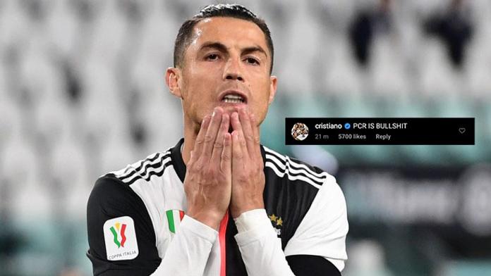 Ronaldo neudržel emoce! PCR je sr**ka, soptil na sociálních sítích