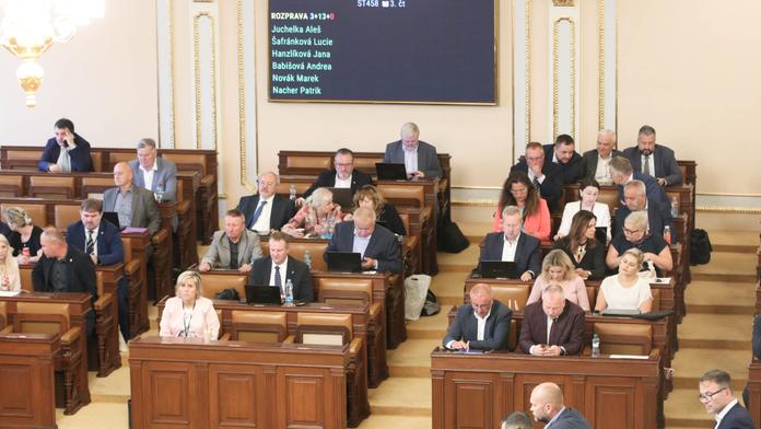Schůze v Poslanecké sněmovně