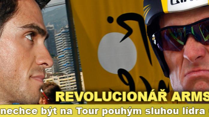 Armstrong nechce být na Tour pouhým sluhou lídra Contadora