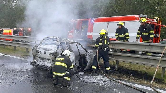 Požár auta