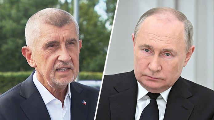 Andrej Babiš a Vladimir Putin