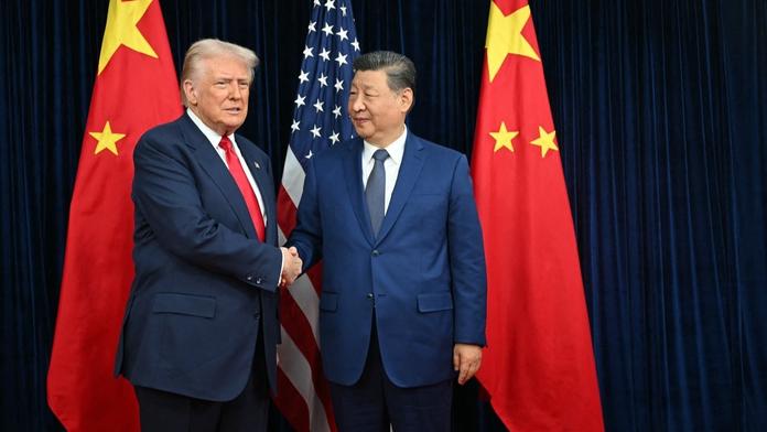 Donald Trump a Si Ťin-pching