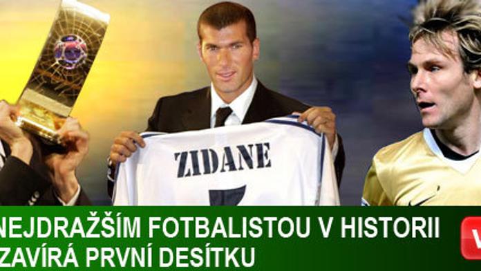 Kaká je nejdražším fotbalistou v historii, Nedvěd uzavírá první desítku