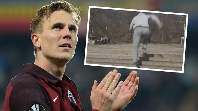 Dojemné přivítání Dočkala ve Spartě: VIDEO ve stylu Rockyho!