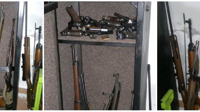 Příprava na válku? Muž z Trutnova měl doma 42 pušek a pistolí!