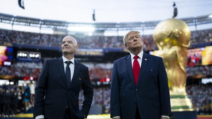 Gianni Infantino a Donald Trump