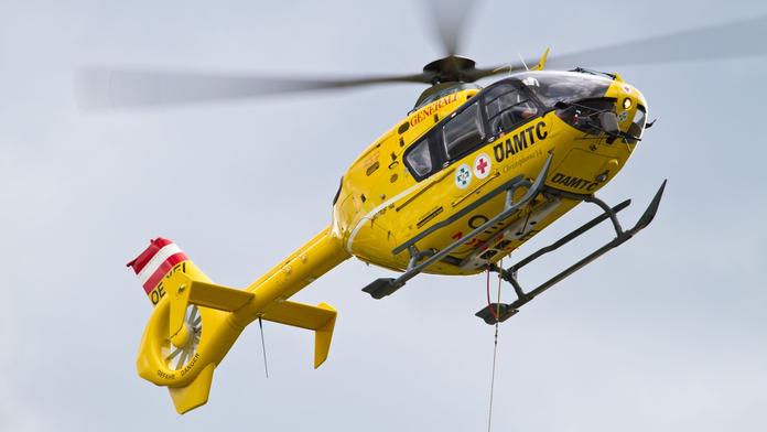 Rakouská záchranná helikoptéra