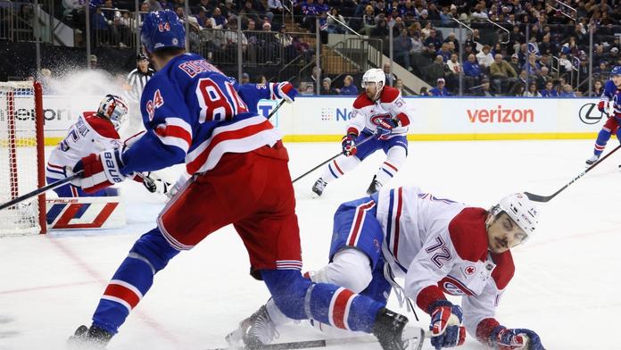 Rangers utnuli sérii porážek, Montreal porazili gólem v závěru