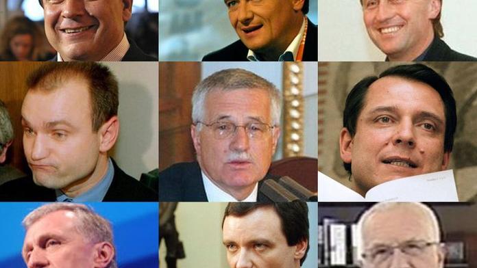 Politici za 10 let: vrásky, kila i "věčný" Klaus. Kdo je nejhezčí?