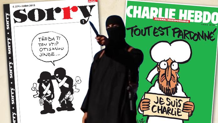Český časopis si utahuje z islámu. Dopadne jako Charlie Hebdo?