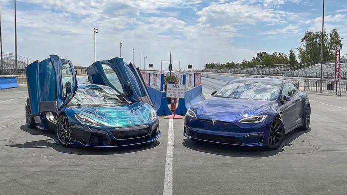 Tesla vs. Rimac: Závod nejrychlejších elektromobilů. Který z nich je králem?