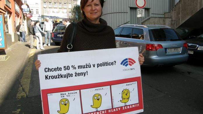 Máš koule na to volit ženu?? Ústí prosazuje více žen v politice