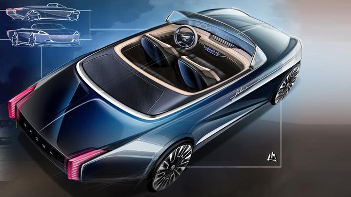 Škoda jako úžasný kabriolet! Poznáte, z jakého modelu vznikl smělý návrh?