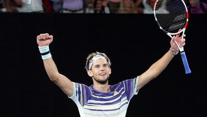 Thiem porazil Zvereva a stal se druhým finalistou Australian Open