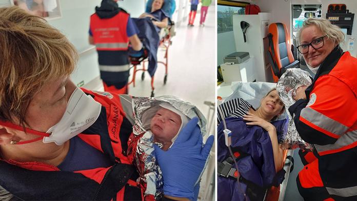Honzík pospíchal na svět. Narodil se nečekaně rychle už v sanitce