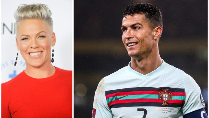 Dobrák Ronaldo se domluvil se zpěvačkou Pink, chtějí pomoci dětem