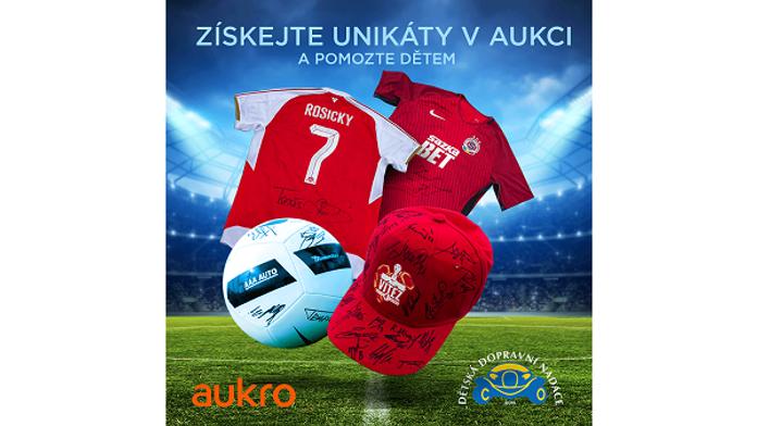 Získejte unikáty českých sportovců v aukci a podpořte sirotky obětí dopravních nehod