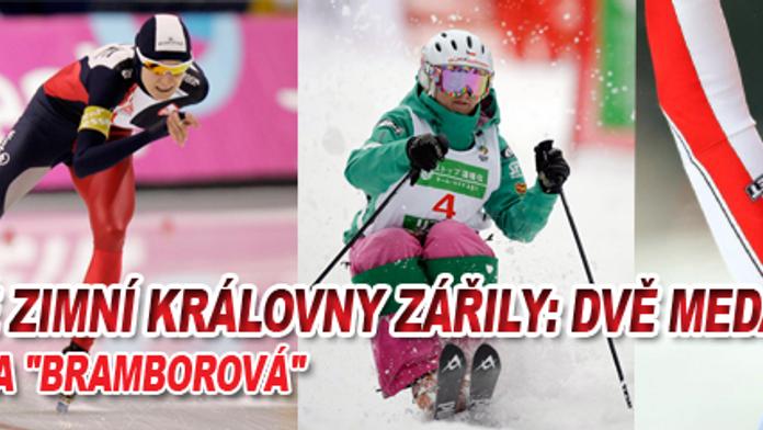 České zimní královny zářily: Dvě medaile a jedna "bramborová"