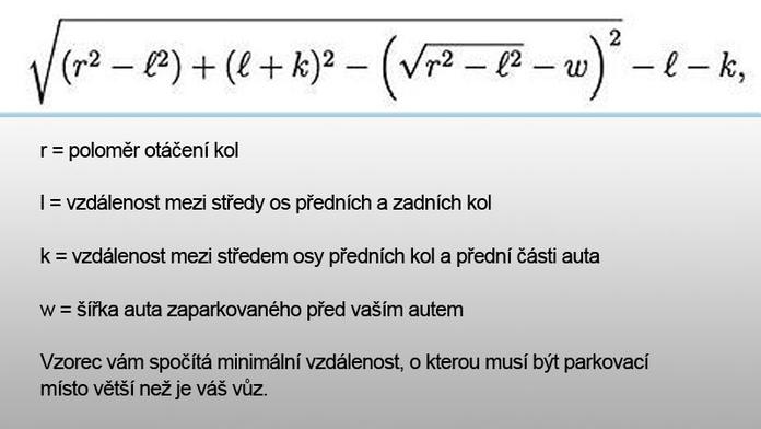 Vzorec na parkování nejen pro blondýny