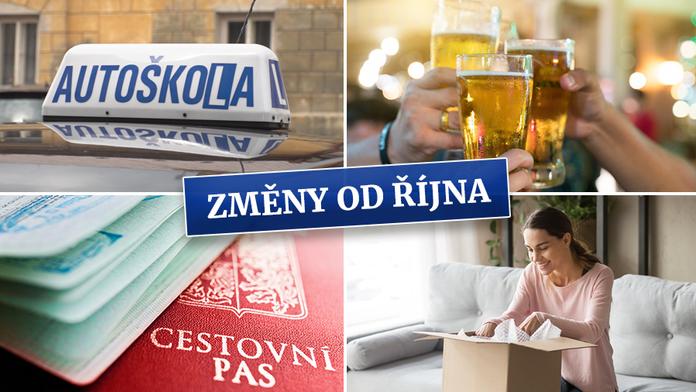 Změny od října: Zdraží balíčky z ciziny i pivo, udělat autoškolu bude těžší