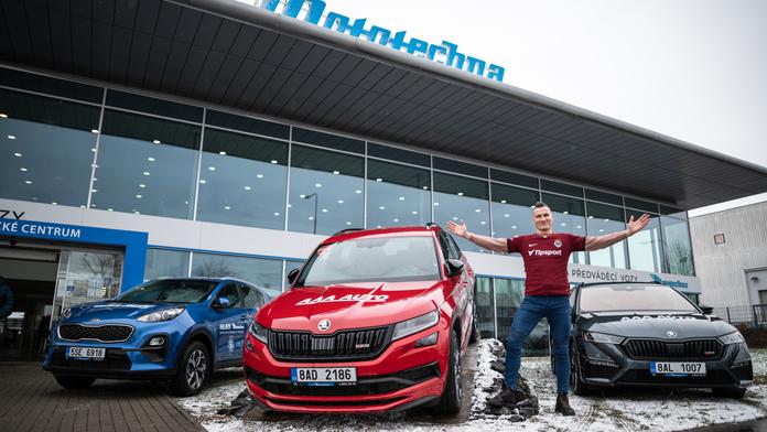 Sparta bude ve vozovém parku využívat automobily od AAA AUTO