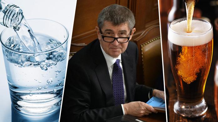 Babiš naděluje: Po pivu chce nižší DPH i na vodu a nealko nápoje