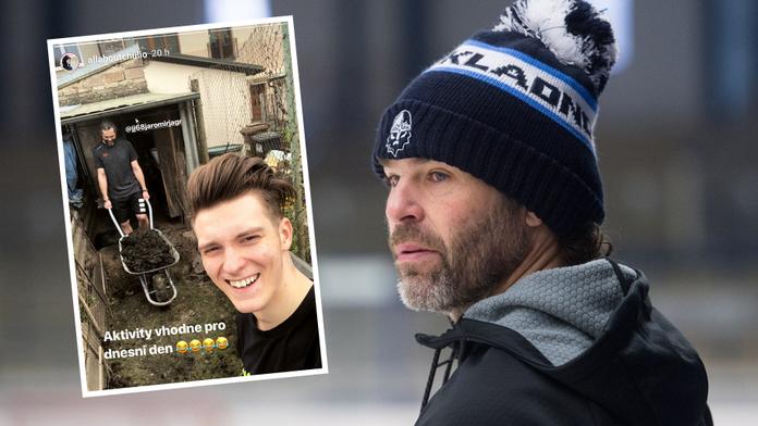 Jágr po prokleté sezoně zase dře: Doma kydal hnůj jako v mládí!