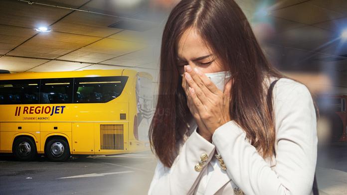 Nakažená studentka jela RegioJetem. "Autobus jsme vyčistili," tvrdí firma