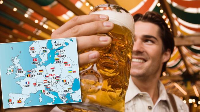 VELKÉ SROVNÁNÍ: Kolik stojí pivo v Evropě a jak jsou na tom Češi? To se budete divit