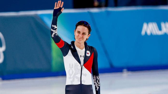Martina Sáblíková po závodě na pět kilometrů