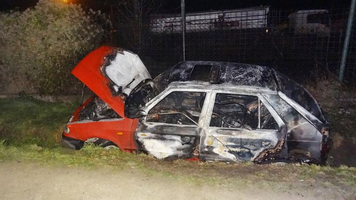Felicia shořela po nárazu do plotu. Zraněný muž se snažil utéct