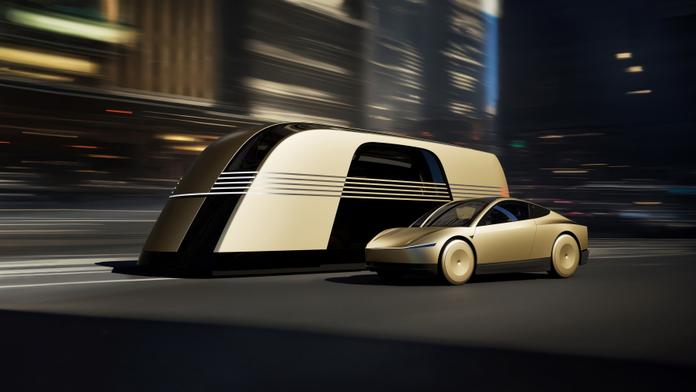 Tesla ukázala sci-fi novinky: Cybercab a Robovan nepotřebují volant ani řidiče