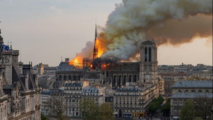 Požár Katedrály Notre-Dame v dubnu 2019