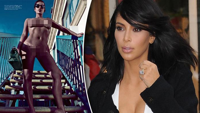Kardashian zase bez oblečení! Nahá fotila pro prestižní magazín