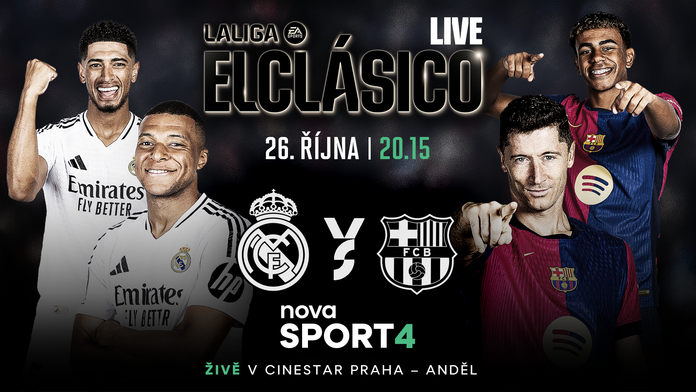 Fotbalové El Clásico bude k vidění v kině na pražském Andělu