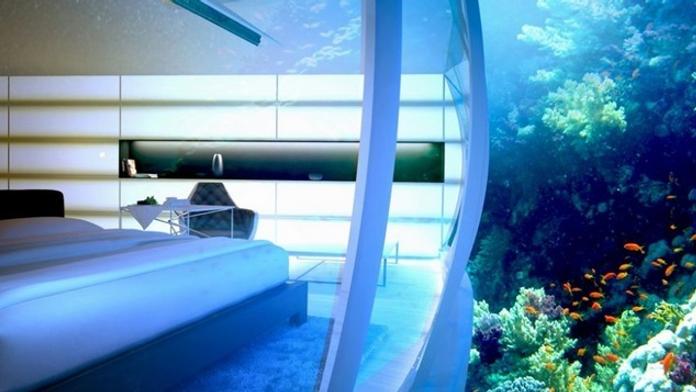 Vodní hotel: Luxus a úchvatný podmořský svět takřka na dotek