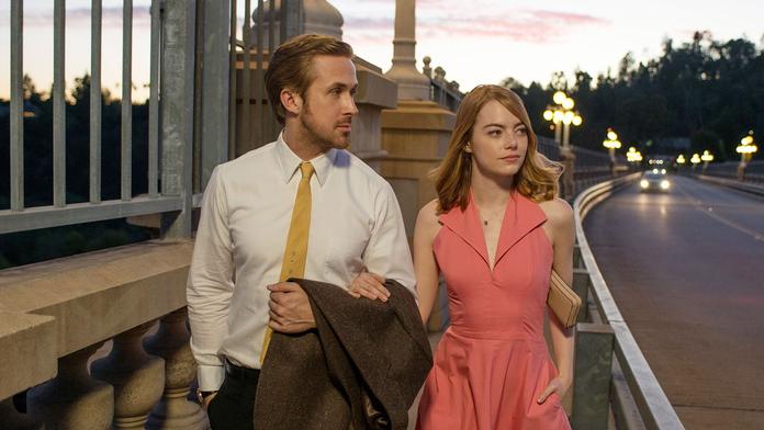 Ryan Gosling a Emma Stone ve filmu La La Land