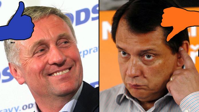 PRŮZKUM: ČSSD oslabila. ODS vyrovnala skóre