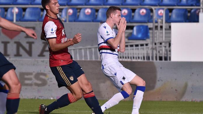 Sampdoria s Janktem v základu prohrála, hosté hráli poločas v deseti