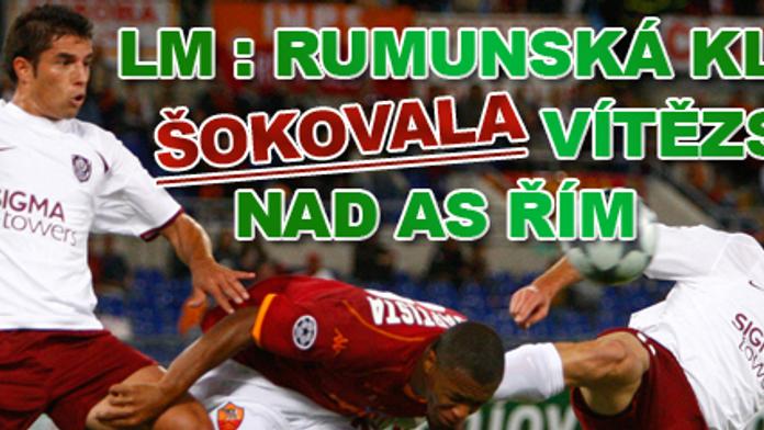 LM: Rumunská Kluž šokovala vítězstvím nad AS Řím