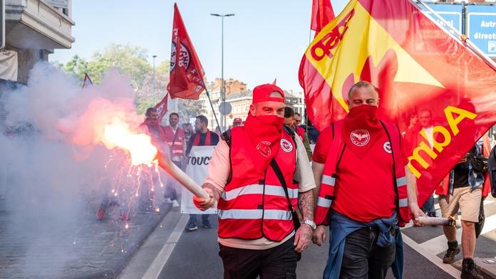 Stávka v Belgii, 29. 4. 2025