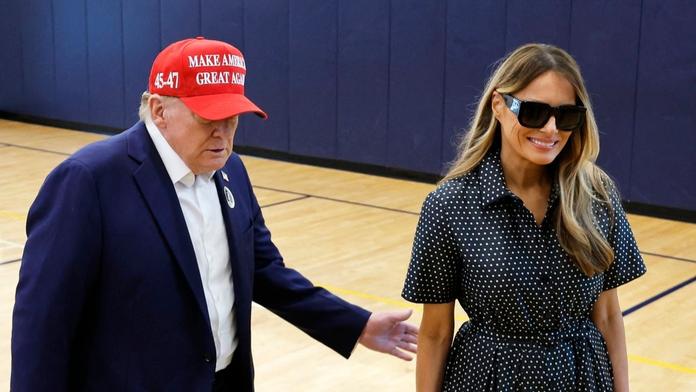 Donald Trump s manželkou Melanií Trumpovou
