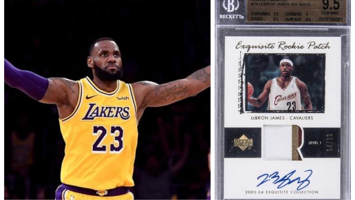 Nejdražší je LeBron! Jeho kartička se prodala za rekordně vysokou sumu