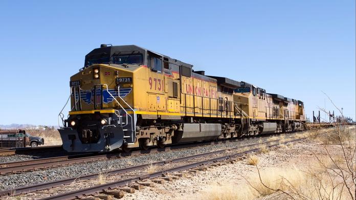 Vlak Union Pacific v Texasu