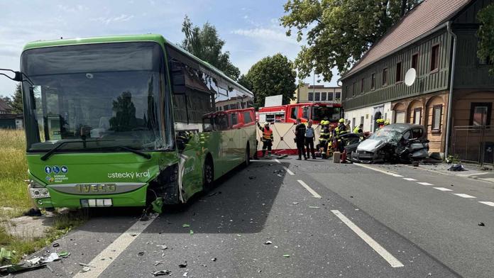 Vážná dopravní nehoda ve Varnsdorfu na Děčínsku