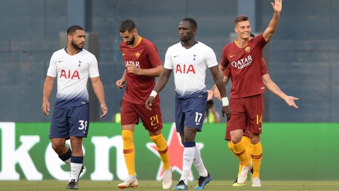 Schick si pohrál s obranou Tottenhamu! AS Řím však prohrál