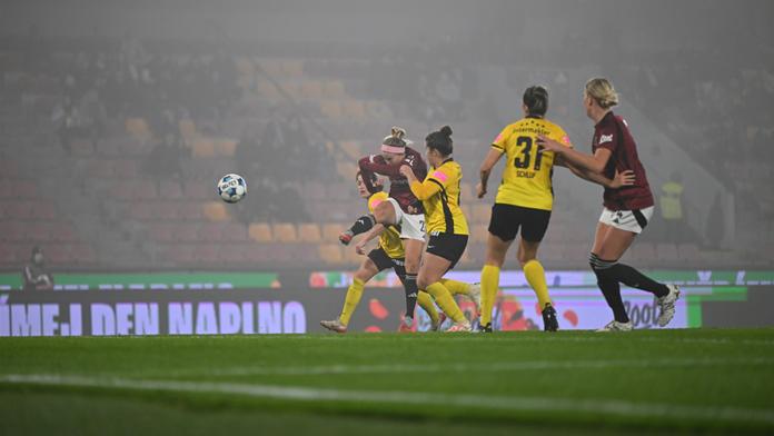 Sparťanky jsou blízko vyřazení z Evropy. Proti Young Boys nezvládly druhou půli